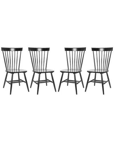Safavieh Parker Spindel Side Chair In Black