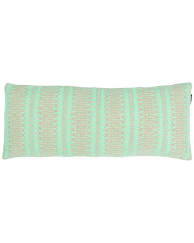 Safavieh Parvin 14 X 30 Pillow In Teal