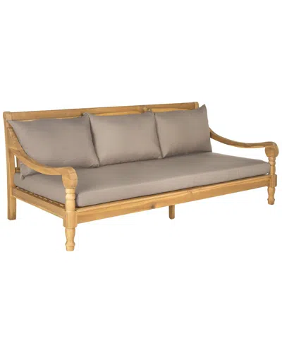 Safavieh Pasadena Outdoor Daybed Cushion Sofa In Natural