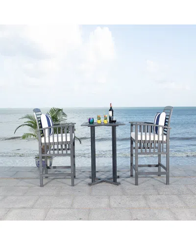 Safavieh Pate Outdoor 3pc Bar 39.8-inch H Table Bistro Set