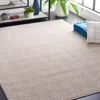 Safavieh Pattern And Solid Machine Made Area Rug, Beige Contemporary Style Easy Care