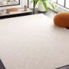 Safavieh Pattern And Solid Machine Made Area Rug, Ivory Contemporary Style Easy Care In Neutral