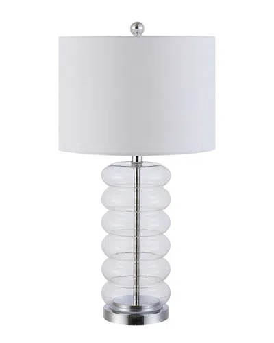 Safavieh Peli Glass Table Lamp In Transparent