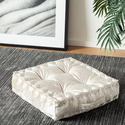 Safavieh Peony Floor Pillow In Neutral