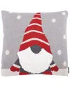 Safavieh Peppermint Elf Pillow In Grey