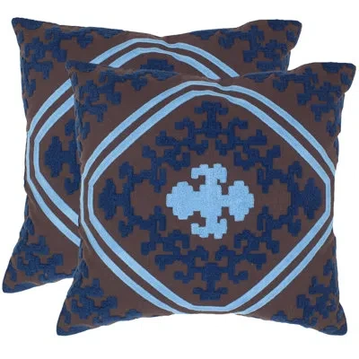 Safavieh Pete Cotton Damask Throw Pillow