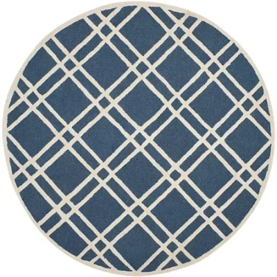 Safavieh Phelim Geometric Hand Tufted Wool Rug In Blue