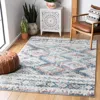 Safavieh Phoenix Machine Made Area Rug, Blue / Ivory Bohemian Style Easy Care In Multi