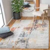 Safavieh Phoenix Machine Made Area Rug, Ivory / Grey Contemporary Style Easy Care In Multi
