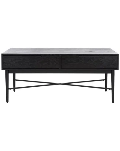 Safavieh Pierre 2-drawer Coffee Table In Black
