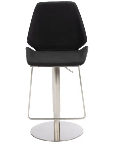 Safavieh Pierro Gas Lift Bar Stool In Black