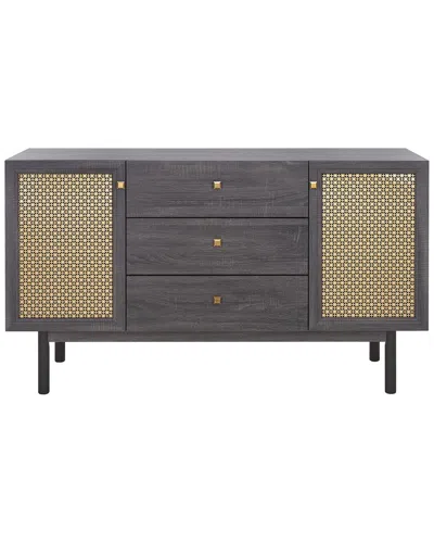 Safavieh Piran 2-door 3-drawwer Sideboard In Black