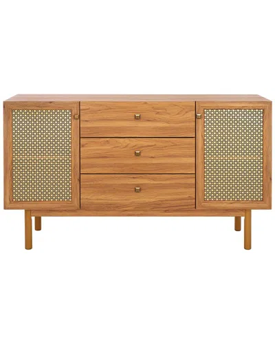 Safavieh Piran 2-door 3-drawwer Sideboard In Brown