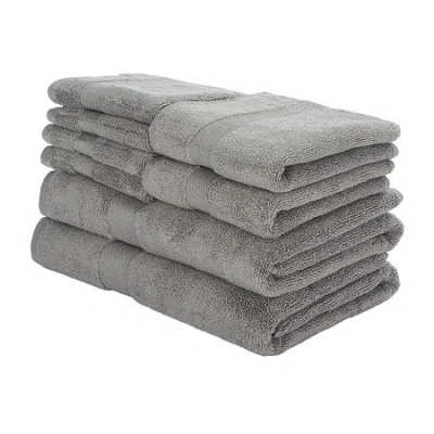 Safavieh Plush 8 Piece 8-pc. Bath Towel Set In Gray