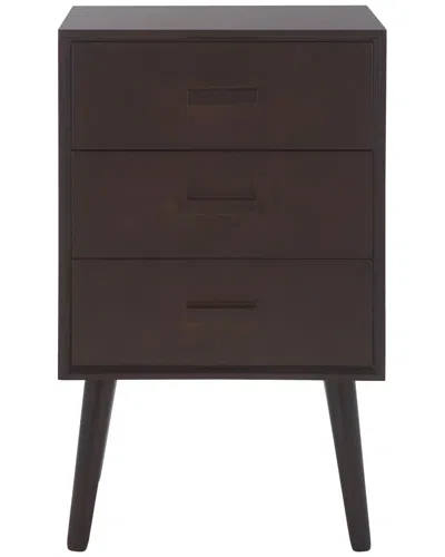 Safavieh Pomona 3-drawer Accent Table In Brown
