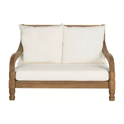 Safavieh Pomona Patio Collection Lounge Chair In Brown