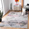 Safavieh Porcello Machine Made Area Rug, Grey / Black Contemporary Style Easy Care In Gray