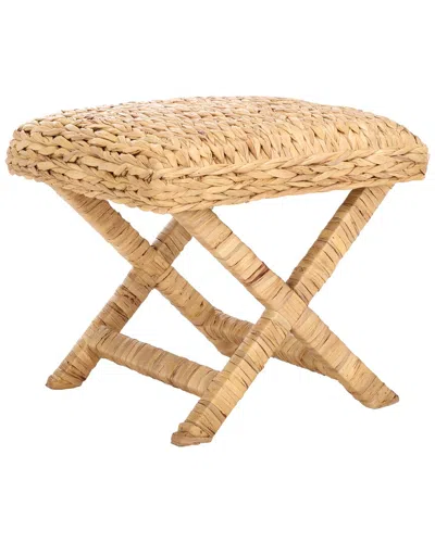 Safavieh Posey Ottoman In Brown