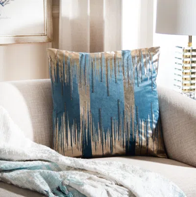 Safavieh Prasla Pillow In Blue