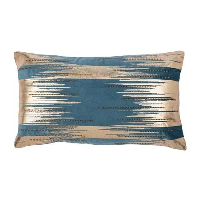 Safavieh Prasla Rectangular Throw Pillow In Blue