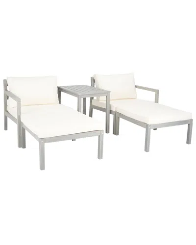 Safavieh Pratia 5pc Outdoor Set In Grey