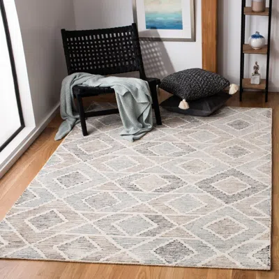 Safavieh Precious Hand Made Area Rug, Blue / Beige Bohemian Style Non-shedding In Neutral