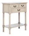 Safavieh Couture Primrose 3 Drawer Console Table In Beige