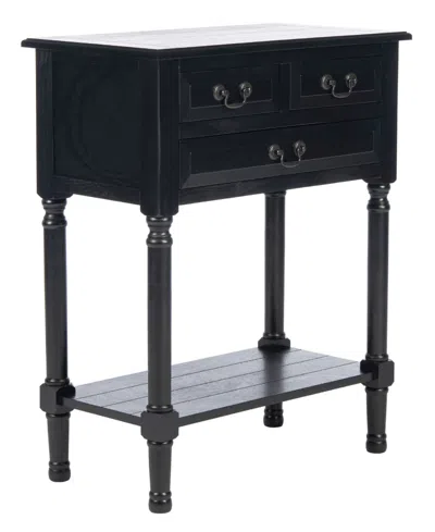 Safavieh Couture Primrose 3 Drawer Console Table In Black