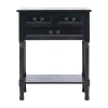 Safavieh Couture Primrose 3 Drawer Console Table In Black