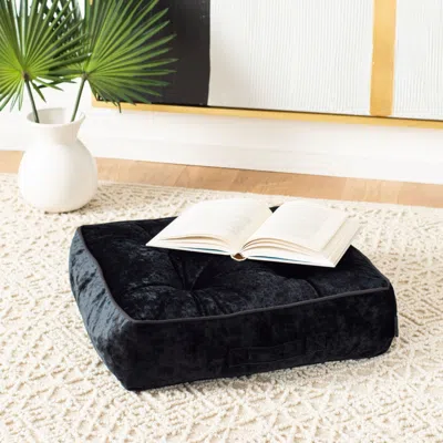 Safavieh Primrose Floor Pillow In Black