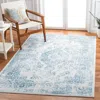 Safavieh Princeton Machine Made Area Rug, Blue / Beige Traditional Style Easy Care In Blue
