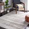 Safavieh Princeton Machine Made Area Rug, Ivory / Grey Contemporary Style Easy Care In Gray