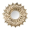 Safavieh Provence Sunburst Wall Mount Round Wall Mirror In Yellow