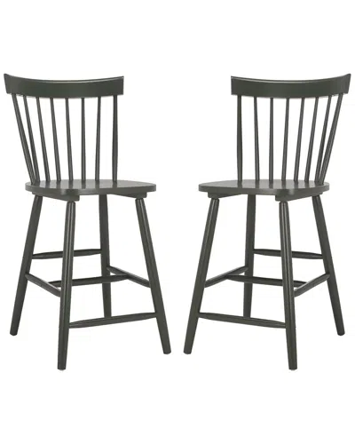 Safavieh Providence Counter Stool In Green