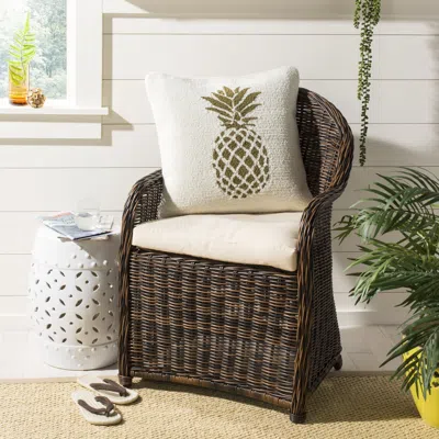 Safavieh Pure Pineapple Pillow In Black