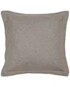 Safavieh Pyper 18x18 Linen-blend Pillow In Gray