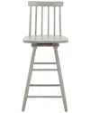 Safavieh Quai Swivel Counter Stool In Gray
