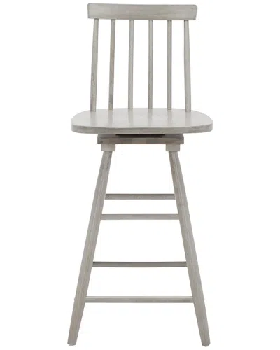 Safavieh Quai Swivel Counter Stool In Gray