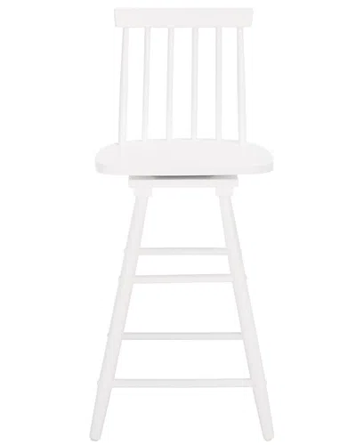 Safavieh Quai Swivel Counter Stool In White