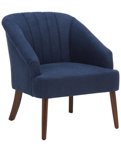 Safavieh Quenton Accent Chair In Navy