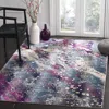 Safavieh Radiance Machine Made Area Rug, Teal / Magenta Contemporary Style Easy Care In Multi