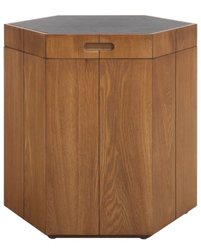 Safavieh Rafaela Hexagon Accent Table In Brown