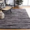 Safavieh Rag Rug Hand Made Area Rug, Black / Multi Bohemian Style Non-shedding In Black