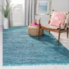 Safavieh Rag Rug Hand Made Area Rug, Blue / Multi Bohemian Style Non-shedding In Blue
