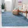 Safavieh Rag Rug Hand Made Area Rug, Blue / Multi Bohemian Style Non-shedding In Blue