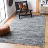 Safavieh Rag Rug Hand Made Area Rug, Grey Bohemian Style Non-shedding In Blue