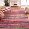 Safavieh Rag Rug Hand Made Area Rug, Red / Multi Bohemian Style Non-shedding In Multi