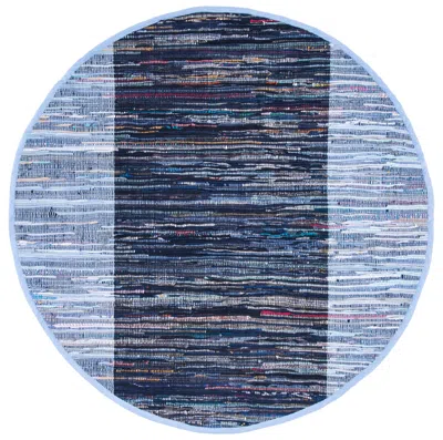 Safavieh Rag Rug Handwoven Rug In Blue