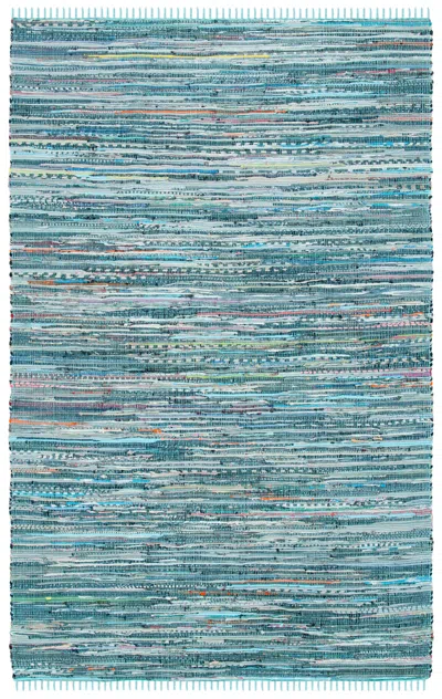 Safavieh Rag Rug Handwoven Rug In Blue