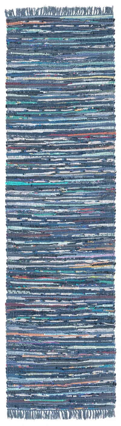Safavieh Rag Rug Handwoven Rug In Blue